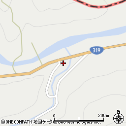 愛媛県四国中央市新宮町上山6848周辺の地図