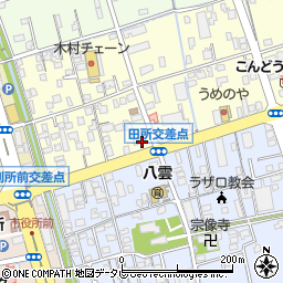セブンイレブン新居浜田所町店周辺の地図