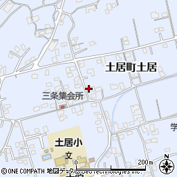愛媛県四国中央市土居町土居1610周辺の地図