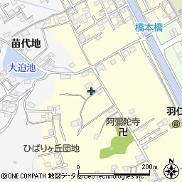 山口県柳井市古開作1106周辺の地図