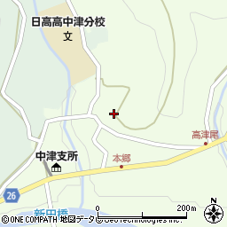 和歌山県日高郡日高川町高津尾106周辺の地図