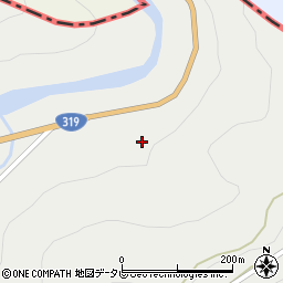 愛媛県四国中央市新宮町上山7224周辺の地図