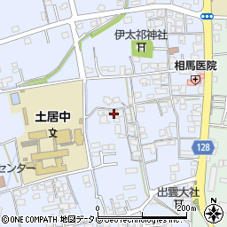 愛媛県四国中央市土居町土居331周辺の地図