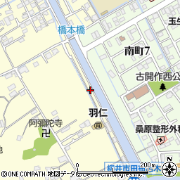 山口県柳井市古開作937-1周辺の地図