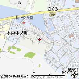 山口県山陽小野田市木戸新町周辺の地図