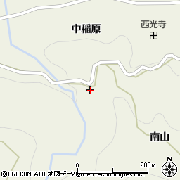徳島県名西郡神山町下分矢ノ内周辺の地図
