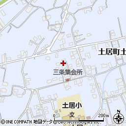 愛媛県四国中央市土居町土居2073周辺の地図