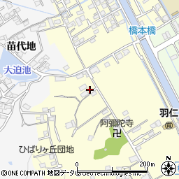 山口県柳井市古開作1107周辺の地図