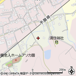 愛媛県新居浜市清住町周辺の地図