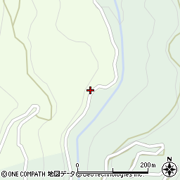 徳島県三好市山城町八千坊702周辺の地図