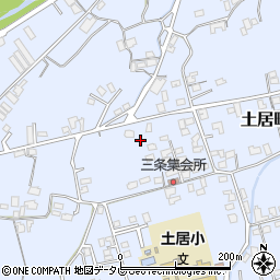 愛媛県四国中央市土居町土居2087周辺の地図