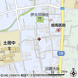 愛媛県四国中央市土居町土居235周辺の地図