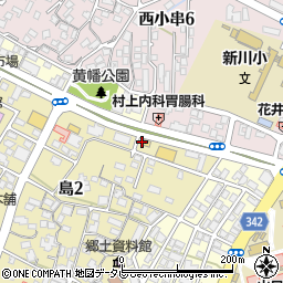 松屋 宇部店周辺の地図