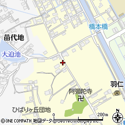 山口県柳井市古開作1109周辺の地図