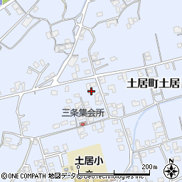 愛媛県四国中央市土居町土居2070周辺の地図