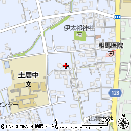 愛媛県四国中央市土居町土居328周辺の地図