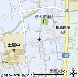 愛媛県四国中央市土居町土居329周辺の地図