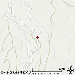 愛媛県四国中央市新宮町上山8219周辺の地図