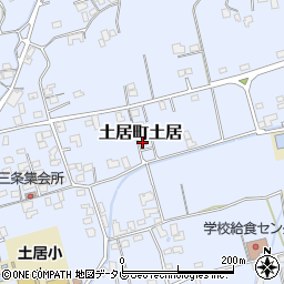 愛媛県四国中央市土居町土居1622周辺の地図