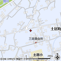 愛媛県四国中央市土居町土居2096周辺の地図