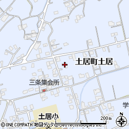 愛媛県四国中央市土居町土居1633周辺の地図