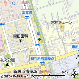 株式会社伊予鉄　高島屋新居浜店１階アヴェニュー周辺の地図