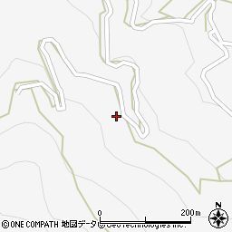 徳島県三好市池田町川崎岡田930-1周辺の地図