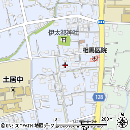 愛媛県四国中央市土居町土居247周辺の地図