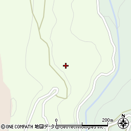 徳島県三好市山城町八千坊646周辺の地図