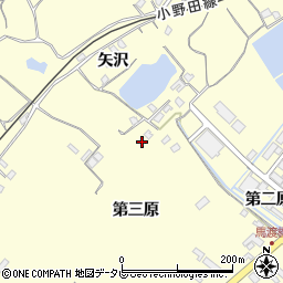山口県宇部市東須恵第三原周辺の地図