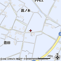 徳島県小松島市立江町（露ノ本）周辺の地図