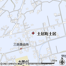 愛媛県四国中央市土居町土居1631周辺の地図