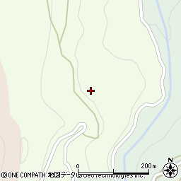 徳島県三好市山城町八千坊645周辺の地図