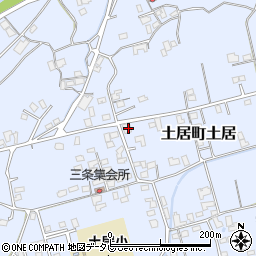 愛媛県四国中央市土居町土居1635周辺の地図