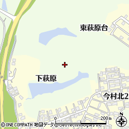 山口県宇部市西岐波下萩原周辺の地図
