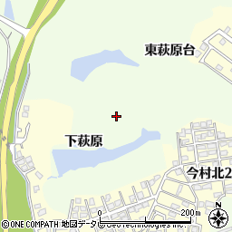 山口県宇部市西岐波（下萩原）周辺の地図