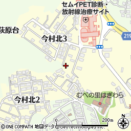 東荻原自治会館周辺の地図