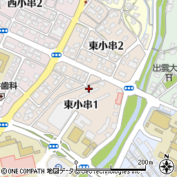 山口県宇部市東小串周辺の地図