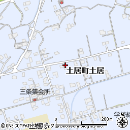 愛媛県四国中央市土居町土居1628周辺の地図