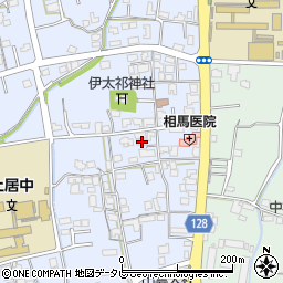 愛媛県四国中央市土居町土居254周辺の地図