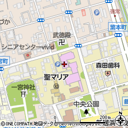 愛媛県新居浜市繁本町周辺の地図