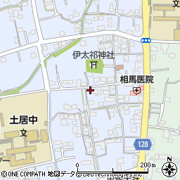 愛媛県四国中央市土居町土居256周辺の地図