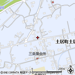 愛媛県四国中央市土居町土居2069周辺の地図