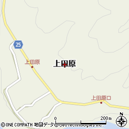 和歌山県日高郡日高川町上田原周辺の地図
