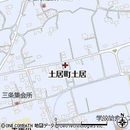 愛媛県四国中央市土居町土居1624周辺の地図