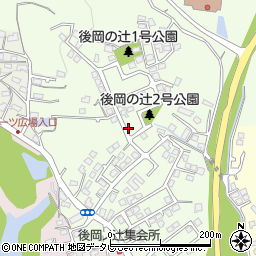 山口県宇部市西岐波後岡の辻周辺の地図