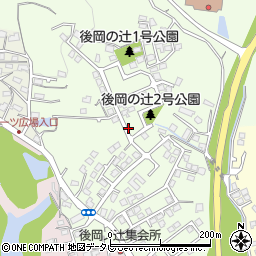 山口県宇部市西岐波（後岡の辻）周辺の地図