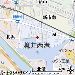 山口県柳井市新市沖周辺の地図