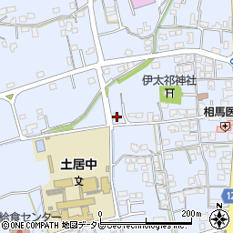 愛媛県四国中央市土居町土居348周辺の地図