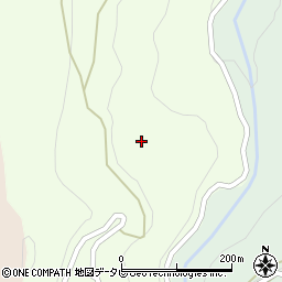 徳島県三好市山城町八千坊650周辺の地図